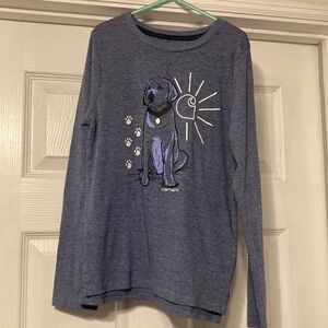 Girls Carhartt long sleeve shirt size S (8)